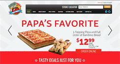 Desktop Screenshot of papaspizzatogo.com