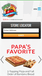 Mobile Screenshot of papaspizzatogo.com